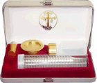 Portable Communion Set with Anointing Oil Holder: Artistic Churchware