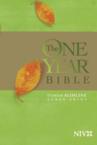One Year Premium Slimline Bible-NIV-Large Print: Tyndale House Publishers
