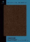 Hand Size Giant Print Reference Bible-HCSB: Broadman & Holman Publishers
