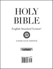 Loose-Leaf Bible-ESV-Pages Only: Hendrickson Publishers